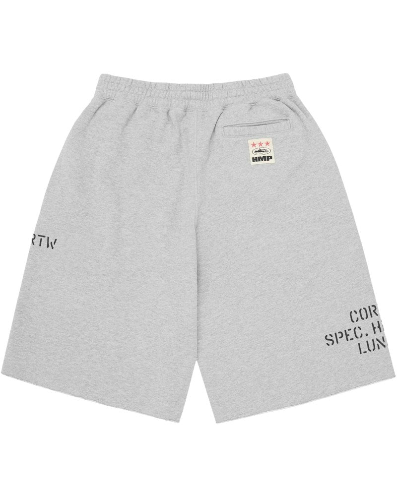 Corteiz HMP Stencil Sweatshort - Heather Grey