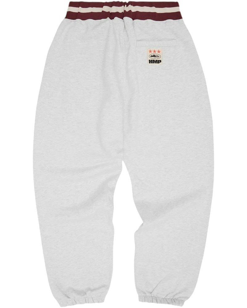 Corteiz HMP Stripe Rib Sweatpant - Light Heather