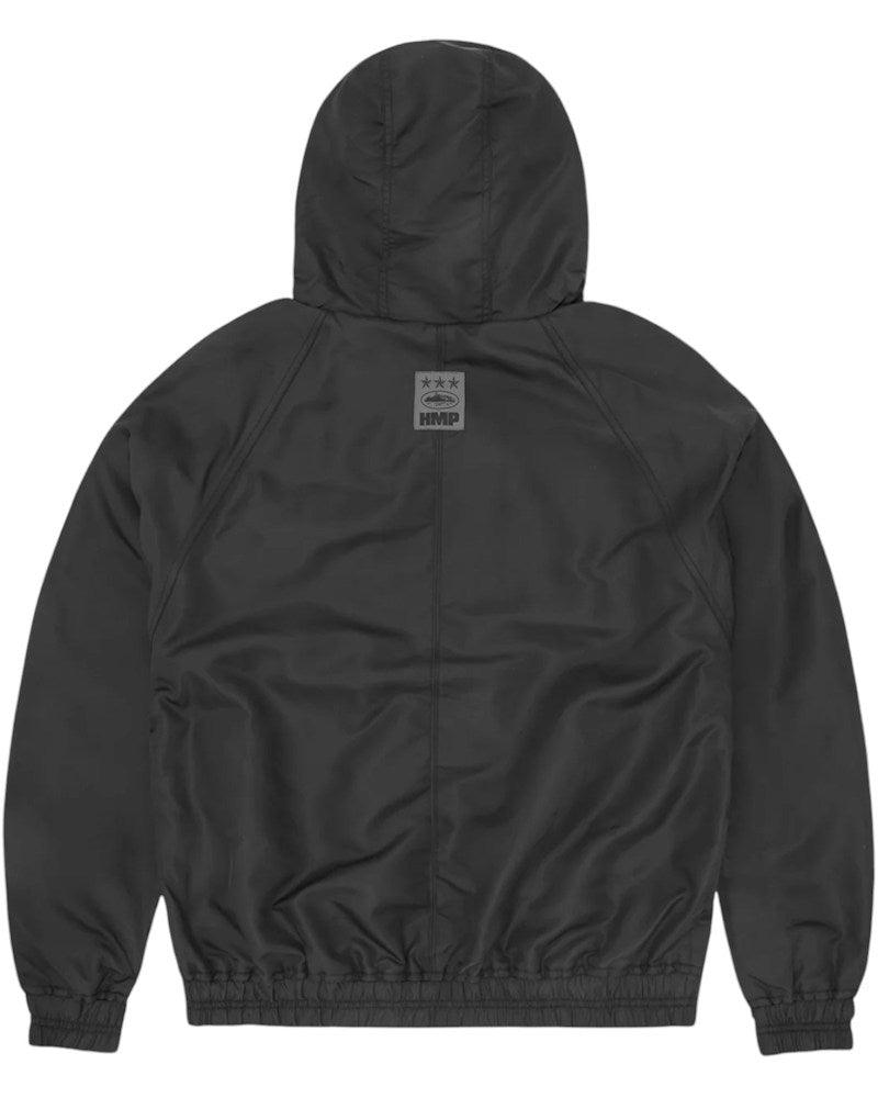Corteiz HMP Milano Nylon Hoodie - Black