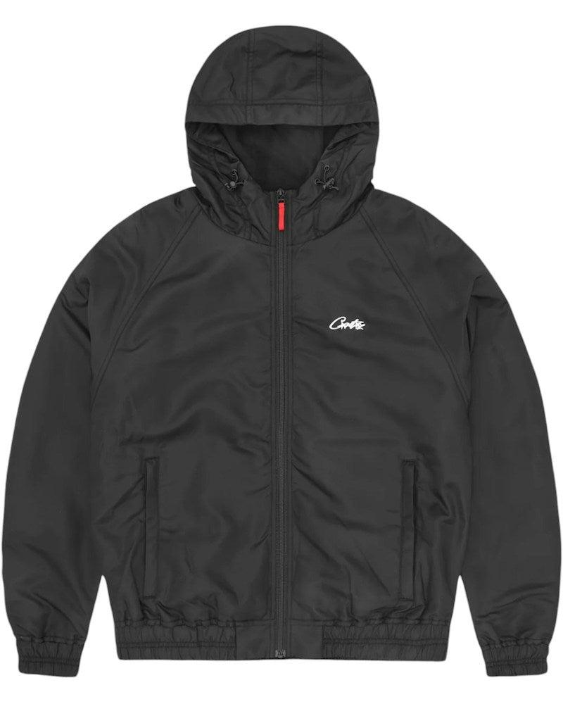 Corteiz HMP Milano Nylon Hoodie - Black