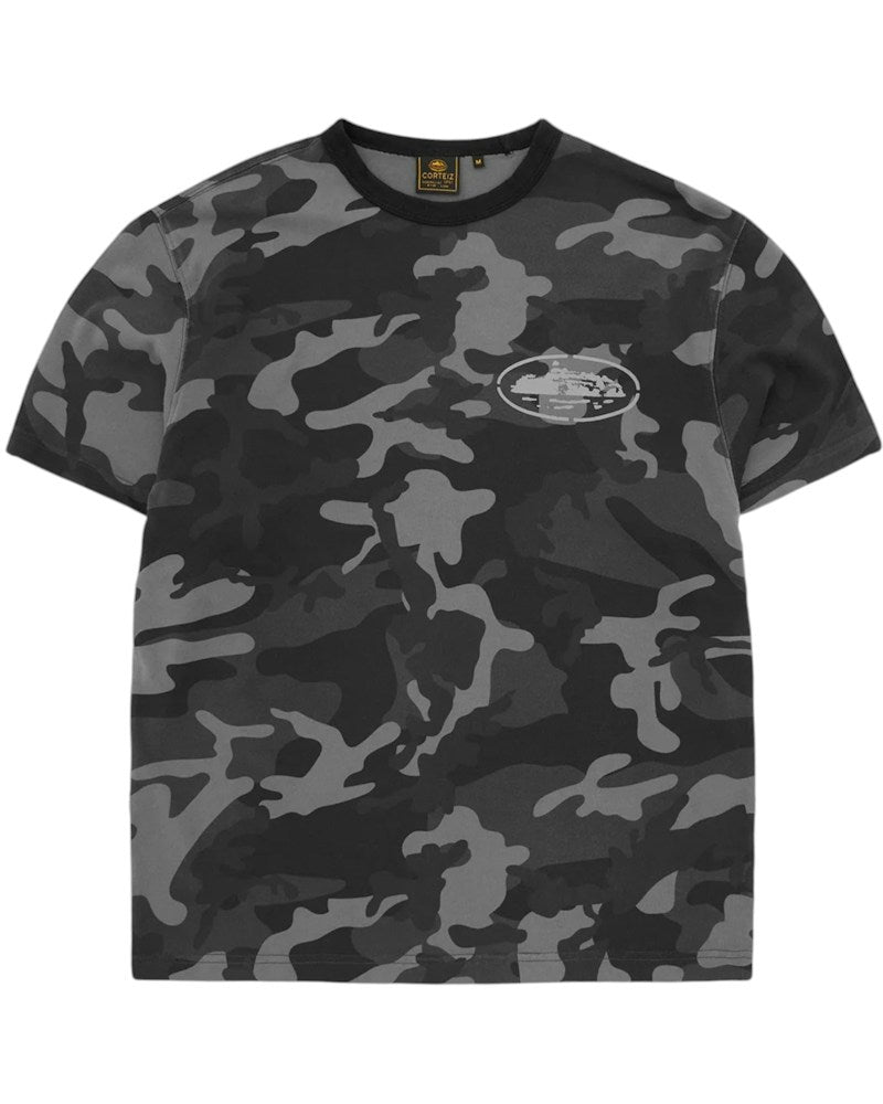 Corteiz Island Hybrid L/S Thermal - Black Camo
