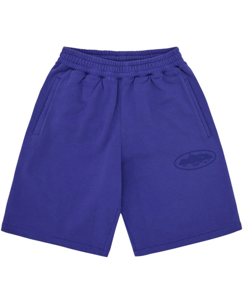 Corteiz Island Knockout Sweatshort - Indigo Blue