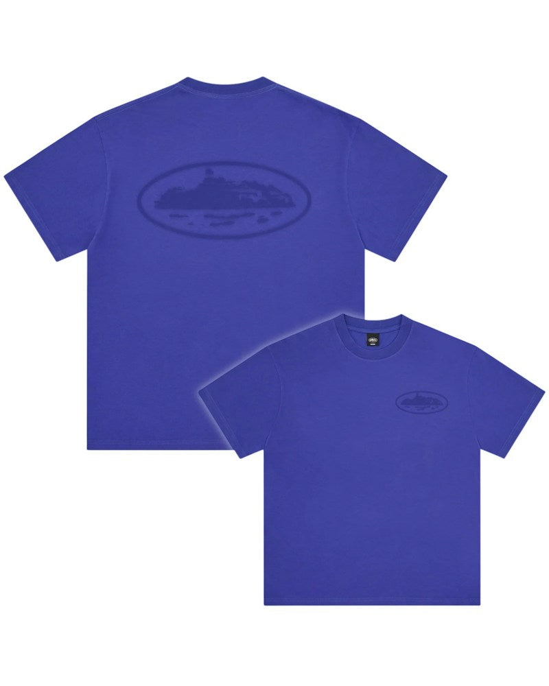 Corteiz Island Knockout Tee - Indigo Blue