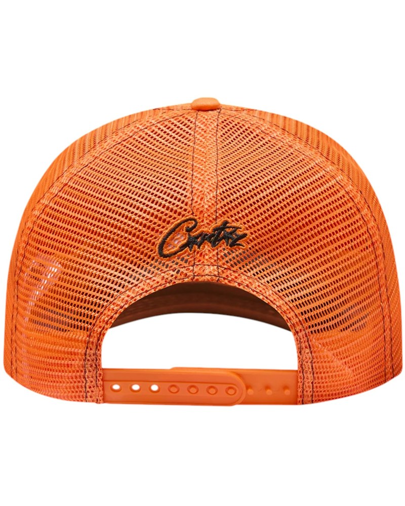 Corteiz Island Outline Trucker Hat - Orange