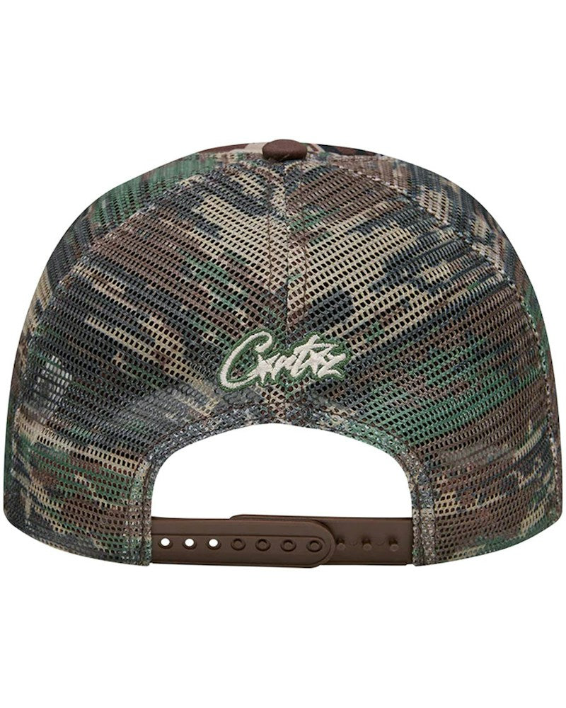 Corteiz Island Puff Print Trucker Hat - Digi Camo