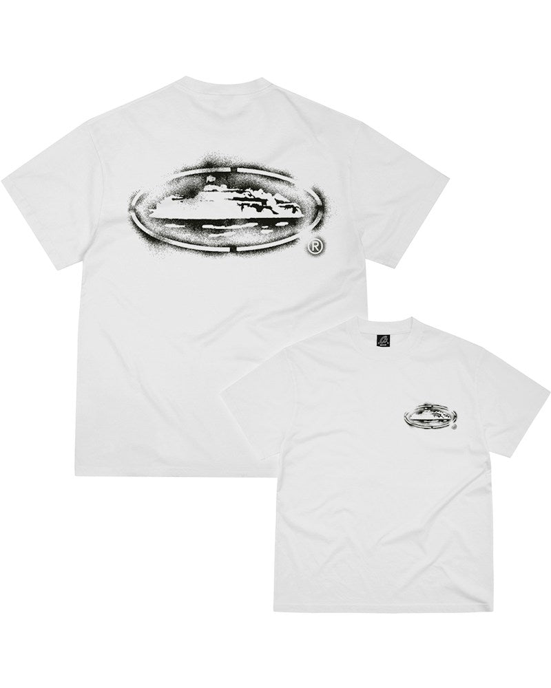 Corteiz Island Stencil Tee - White