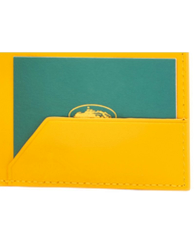 Corteiz Leather Card Holder - Yellow