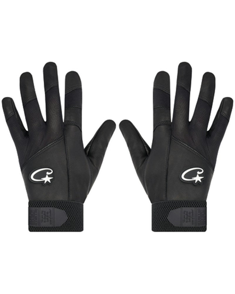 Corteiz Leather Gloves - Black