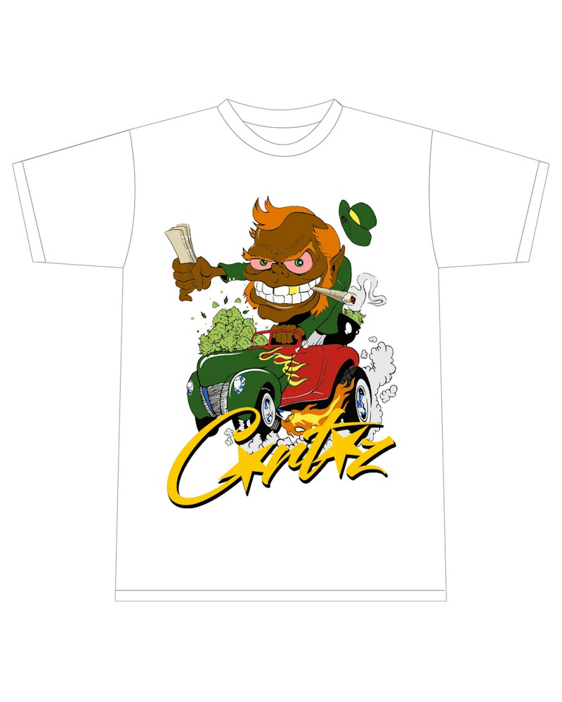 Corteiz Leprechaun 420 T-shirt - White