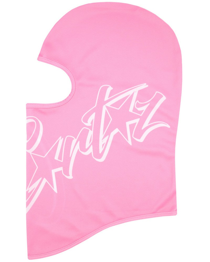 Corteiz Liteweight Ski Mask - Pink/White