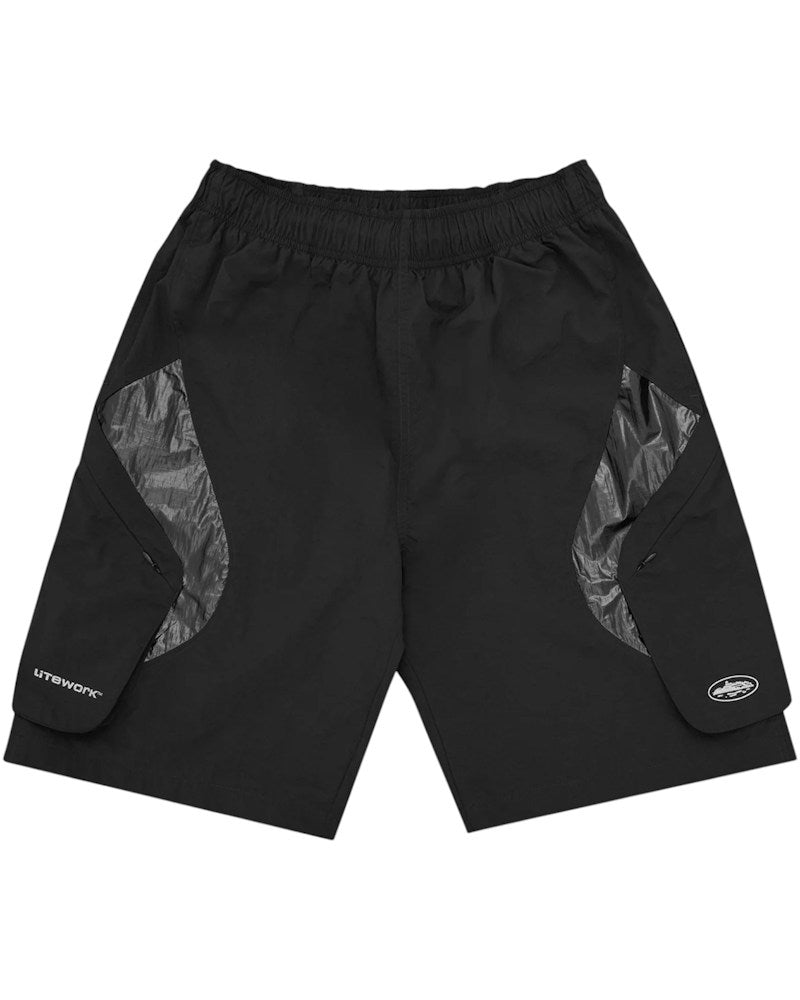 Corteiz Litework Quattro Short - Black