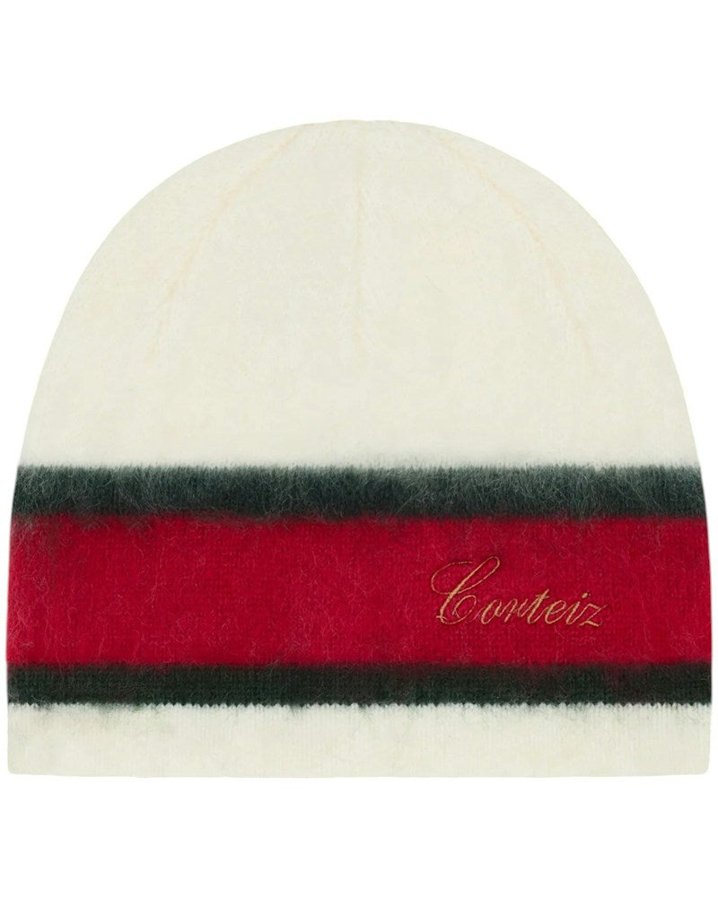 Corteiz Lux Knit Beanie - Cream