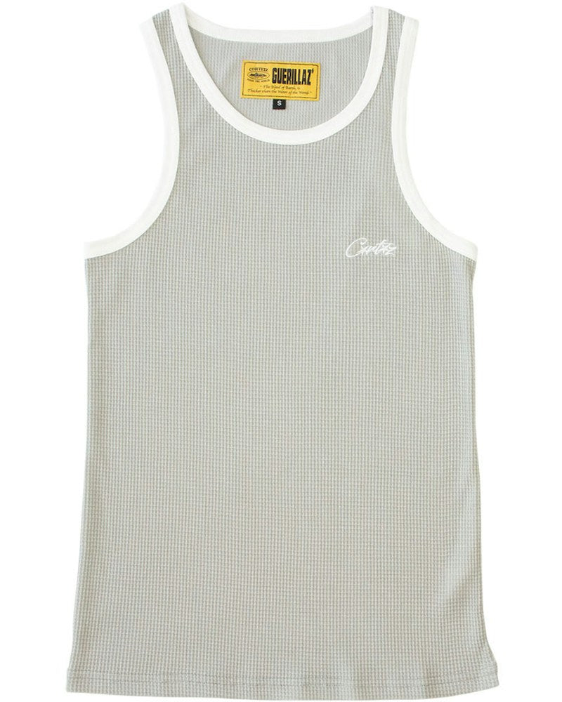 Corteiz Mens Allstarz Contrast Vest - Grey/Black