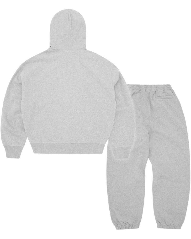 Corteiz Mini Island Hoodie Tracksuit - Heather Grey