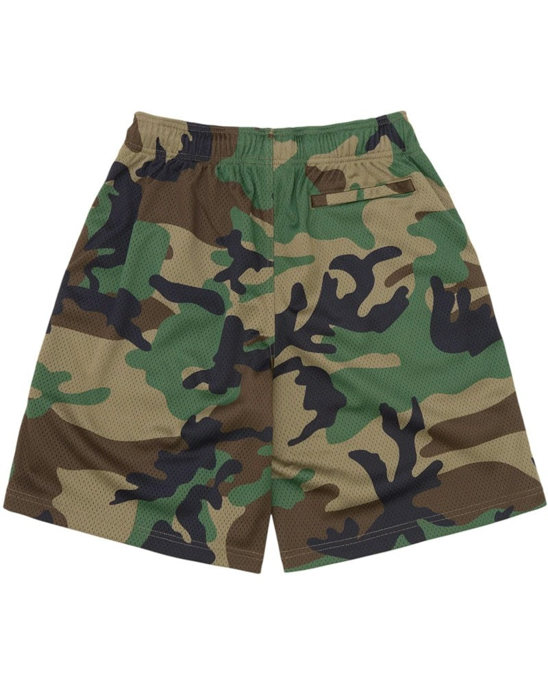 Corteiz Mini Island Mesh Short - Woodland Camo