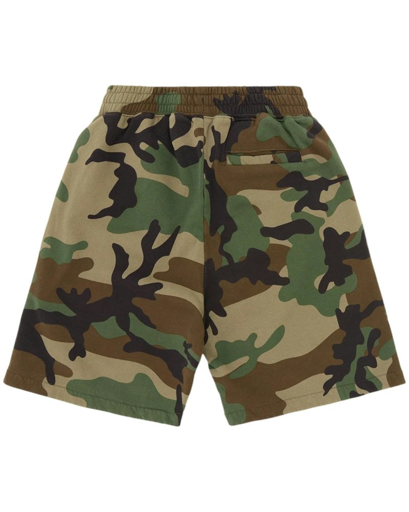 Corteiz Mini Island Sweatshort - Woodland Camo