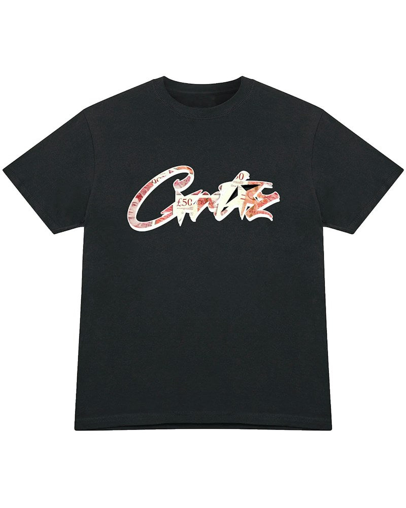 Corteiz Money On My Mind Tee - Black