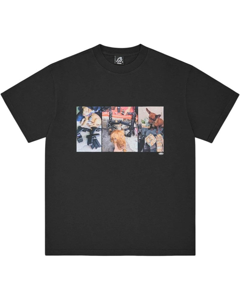 Corteiz Narco Pets Tee - Black
