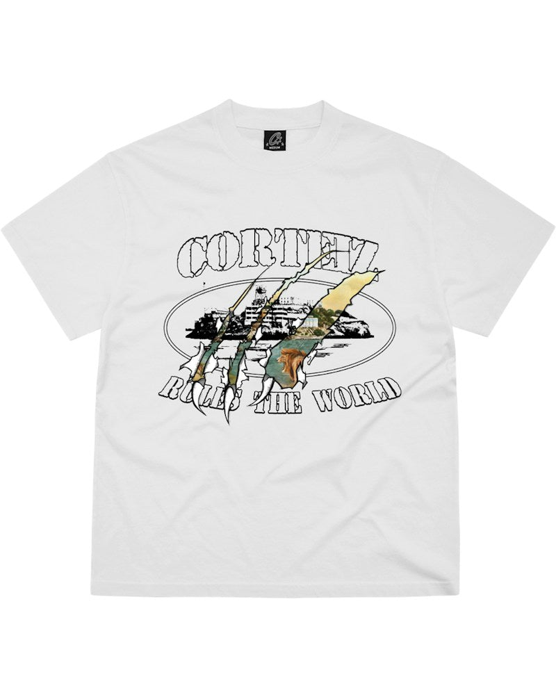 Corteiz Narnia Rip Tee - White