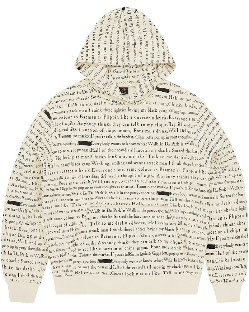 Corteiz National Anthem Hoodie - Natural
