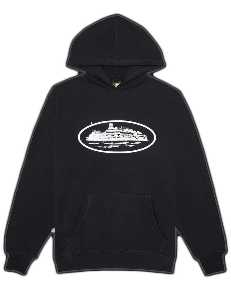 Corteiz OG Alcatraz Hoodie - Black