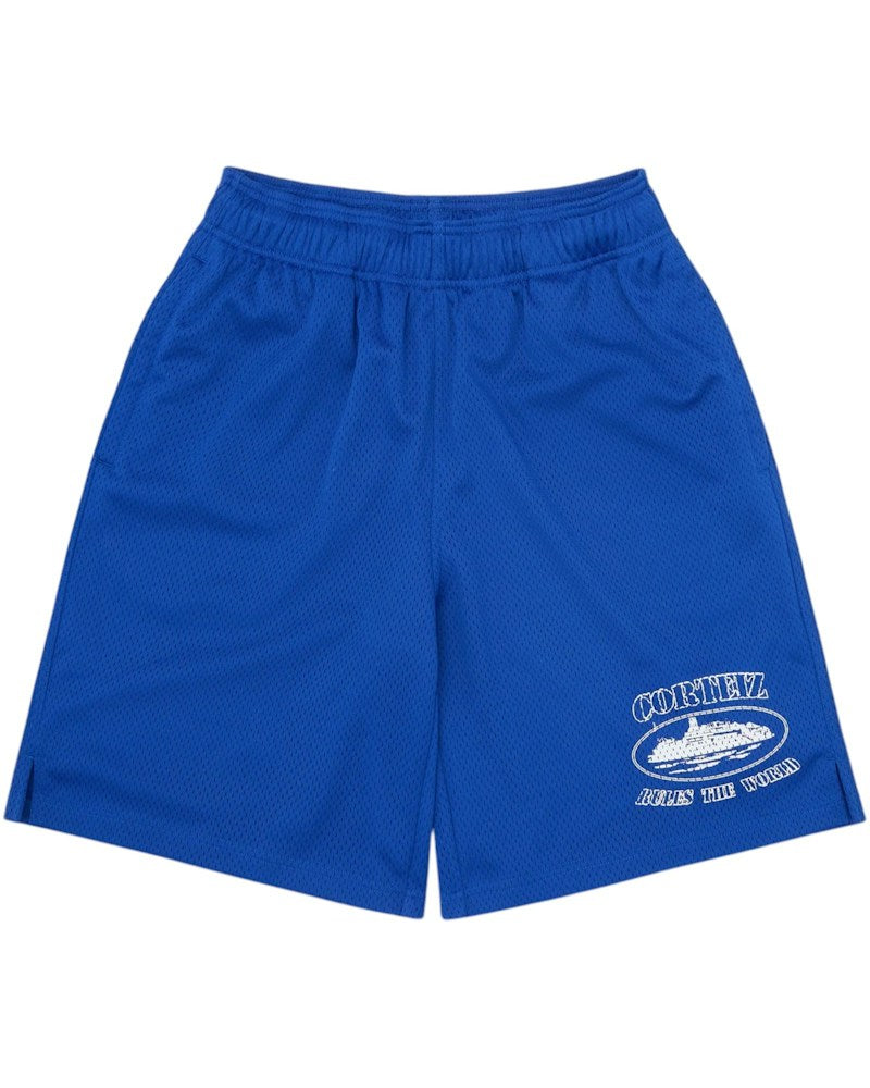 Corteiz OG Alcatraz Mesh Short - Royal Blue