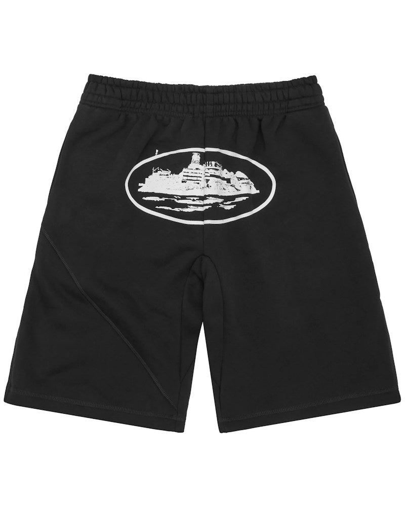 Corteiz OG Alcatraz Shorts - Black