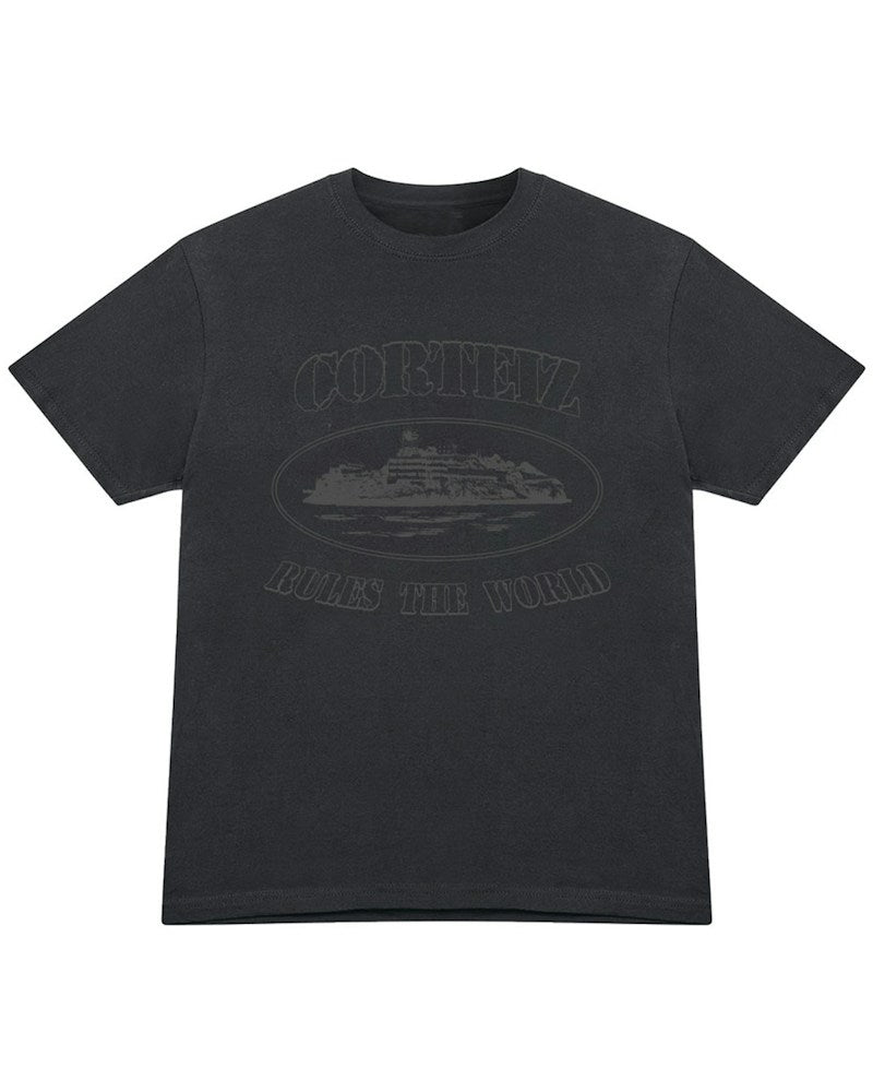 Corteiz OG Alcatraz T-Shirt - Triple Black
