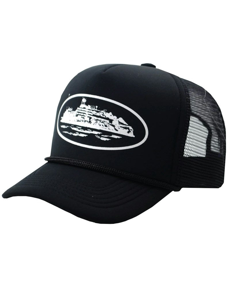Corteiz OG Alcatraz Trucker Hat - 21 Black