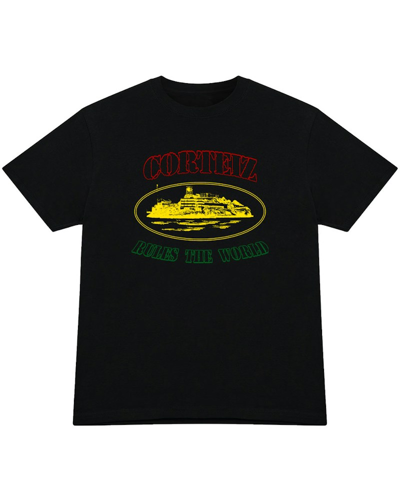 Corteiz OG Carni Alcatraz T-shirt - Black