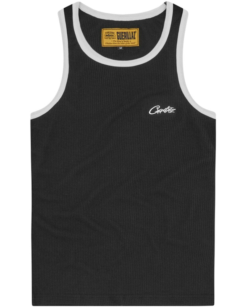 Corteiz OG Contrast Tank Top - Black