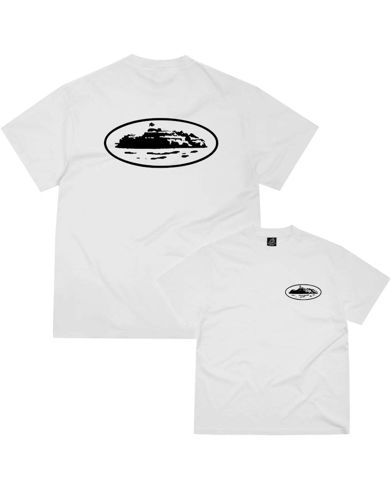 Corteiz OG Island Logo T-shirt - White