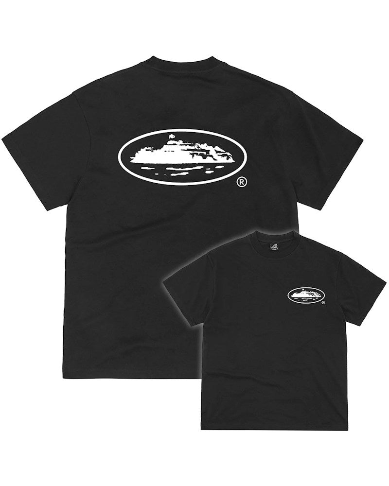 Corteiz OG Island Logo Tee - Black