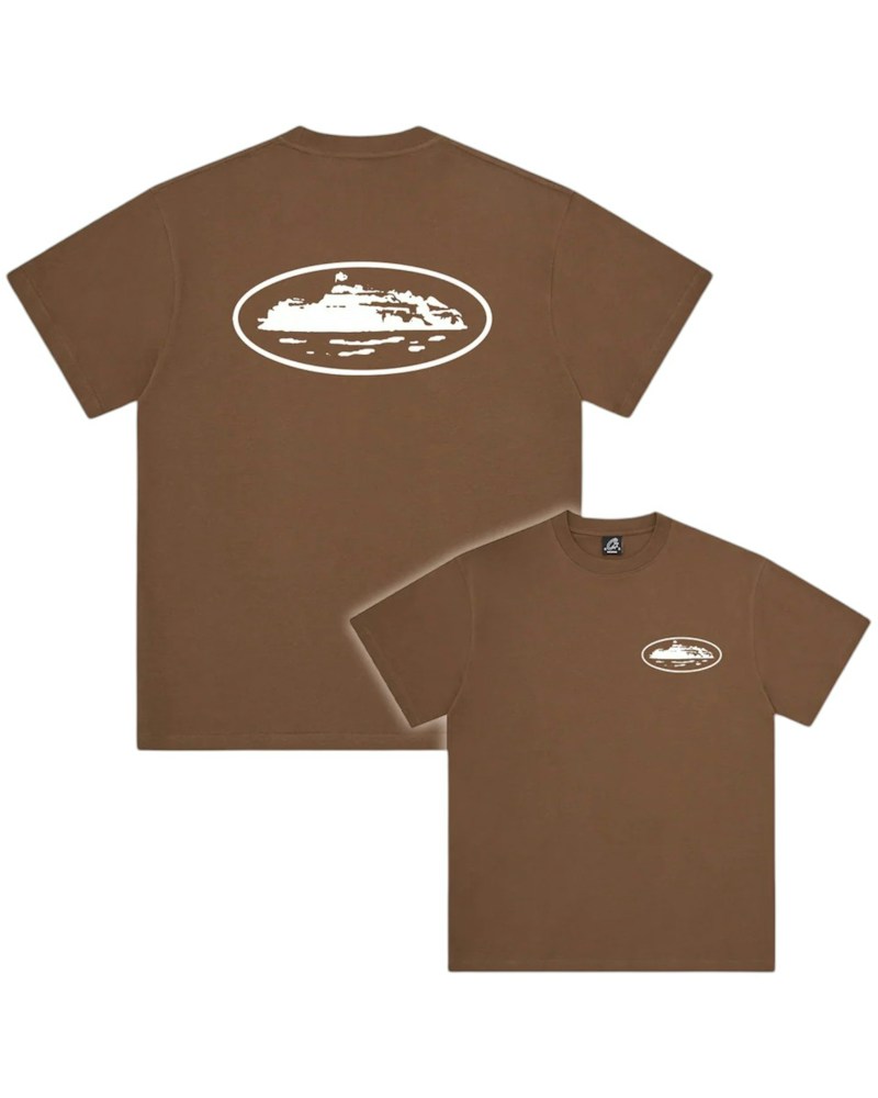 Corteiz OG Island T-shirt - Brown
