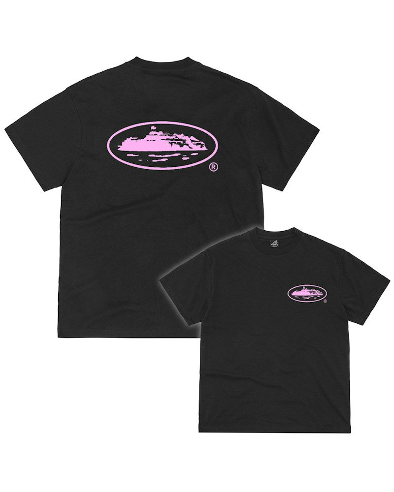 Corteiz OG Island Tee - Black/Pink