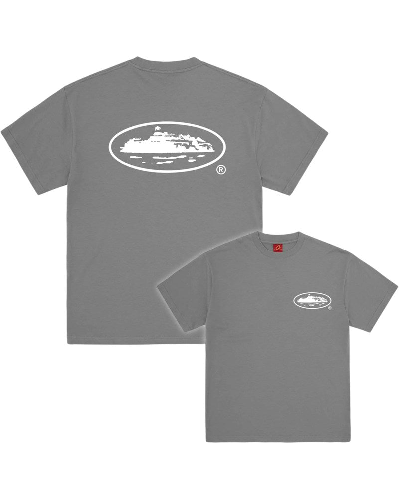 Corteiz OG Island Tee - Gully Grey