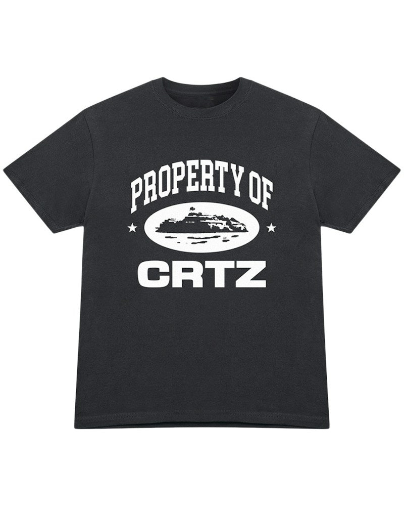 Corteiz OG Property Of Crtz T-shirt - Black