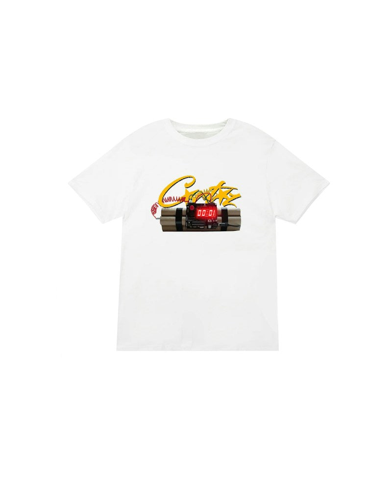 Corteiz OG Timebomb Tee - White