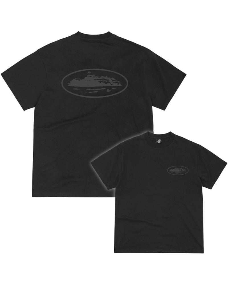 Corteiz OG Island Tee - Reflective Black