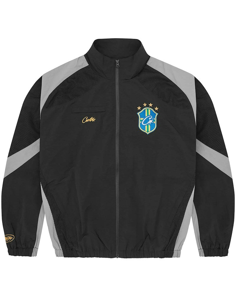 Corteiz Olympic Shuku Brasil Jacket - Black/Black