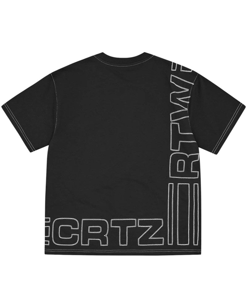 Corteiz Outline Heavyweight Tee - Black