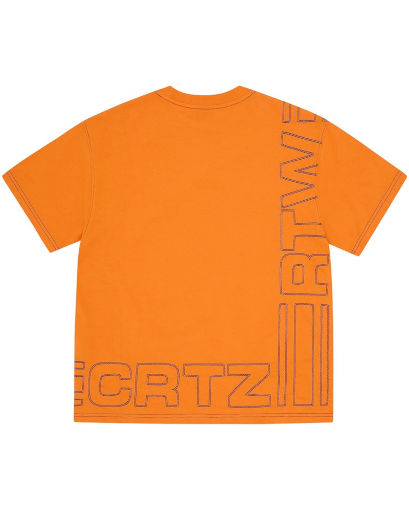 Corteiz Outline Heavyweight Tee - Orange