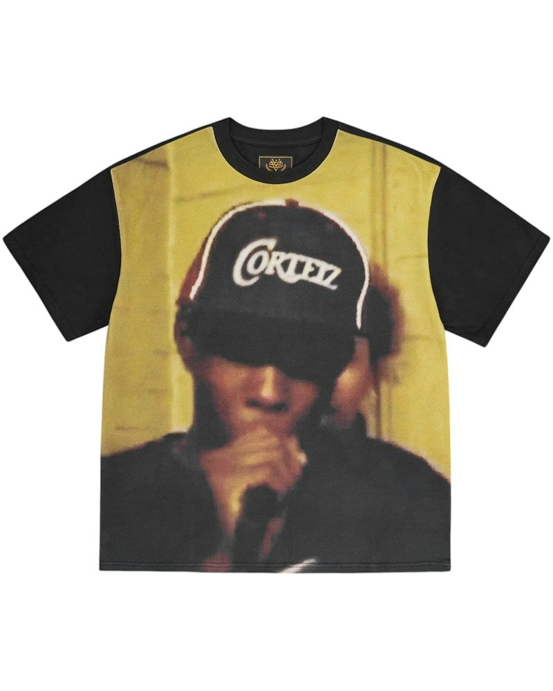 Corteiz Pirate Radio Heavyweight Tee - Black