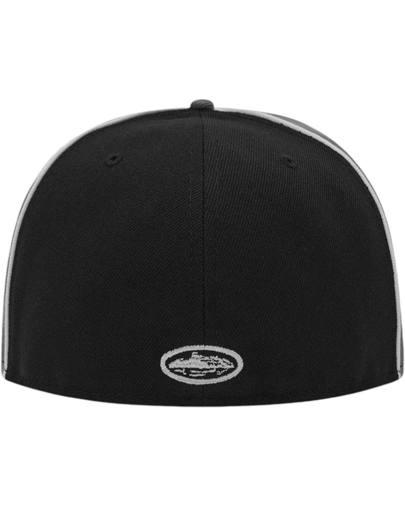 Corteiz Pirate Radio New Era Fitted 59Fifty Cap - Black/Grey