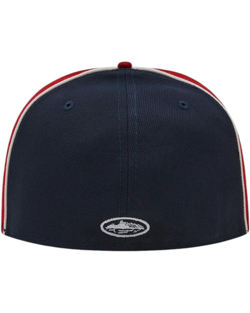 Corteiz Pirate Radio New Era Fitted 59Fifty Cap - Navy/Red
