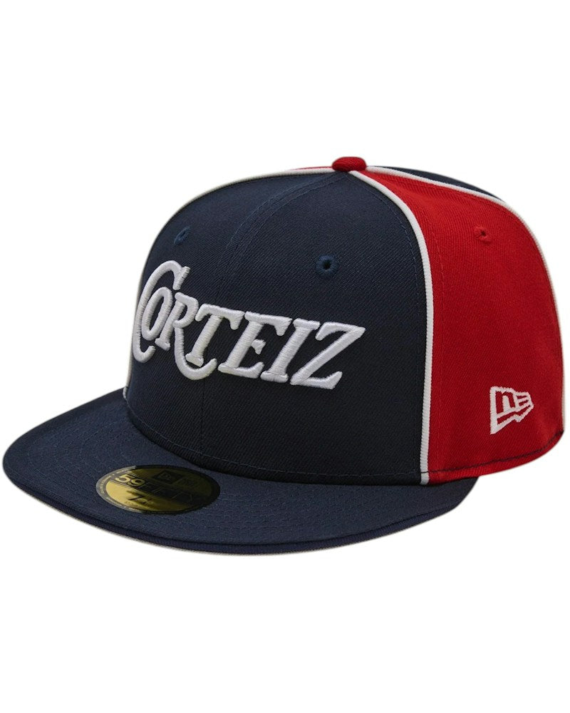 Corteiz Pirate Radio New Era Fitted 59Fifty Cap - Navy/Red