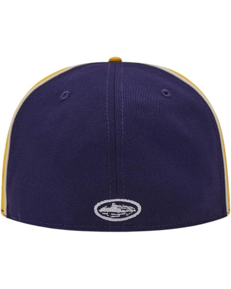 Corteiz Pirate Radio New Era Fitted 59Fifty Cap - Purple/Gold