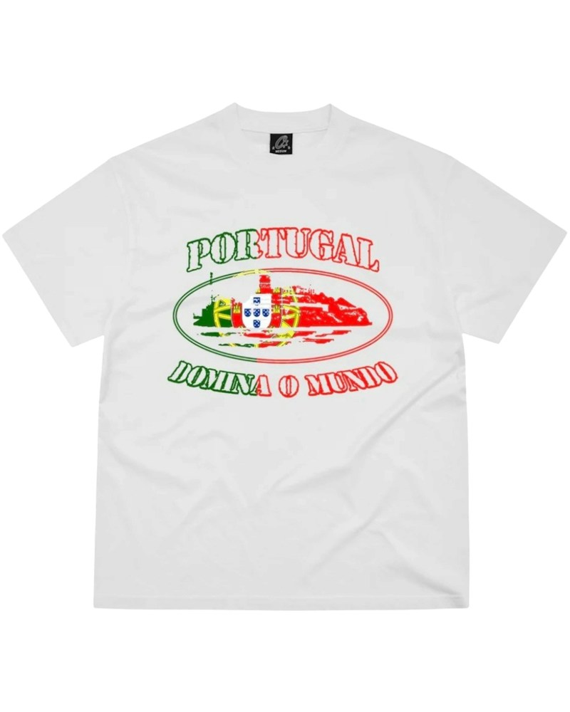 Corteiz Portugal Volta ao Mundo T-shirt - White