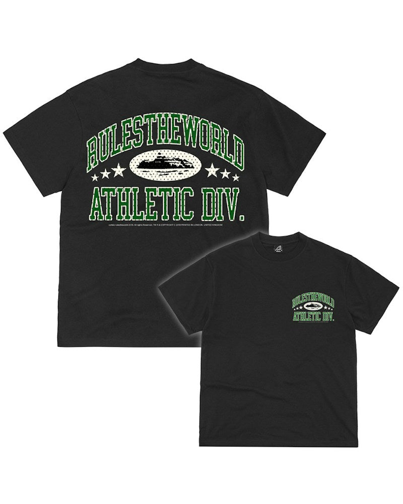 Corteiz RTW Athletic Division Tee - Black/Green