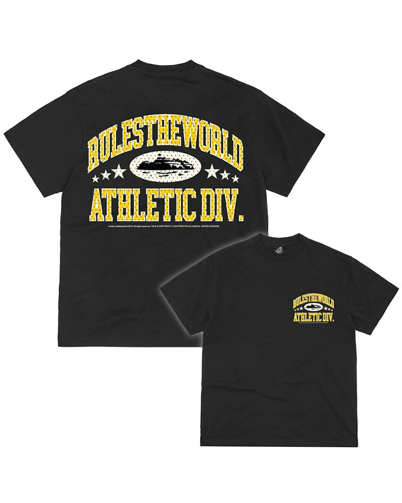 Corteiz RTW Athletic Division Tee - Black